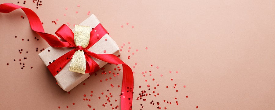 gift box with ribbon
