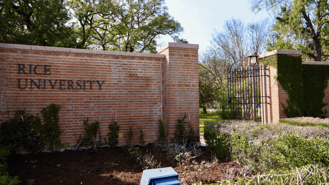 Slide show of the Rice university 